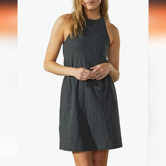 UpWest Dresses & Skirts - UpWest Comfortable Cotton Sleeveless Tank Charcoal Dress Athleisure Medium